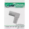 InLine Antenos koaksialinis adapteris IEC lizdas-kištukas kampuotas metalinis 69915M