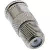 InLine adapteris F-Quick vyriškas SAT į F moterišką SAT 69923