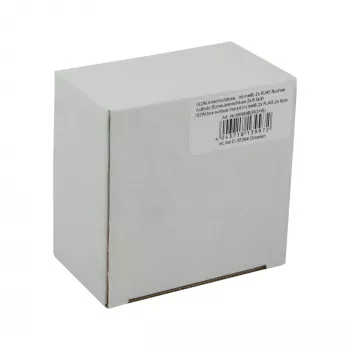 InLine ISDN sieninė rozetė 2x RJ45 moteriška 2x 8 prievadai 69988B