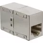 InLine Cat.5e adapter visiškai ekranuotas metalinis 2x RJ45 motina į motiną tiesioginis