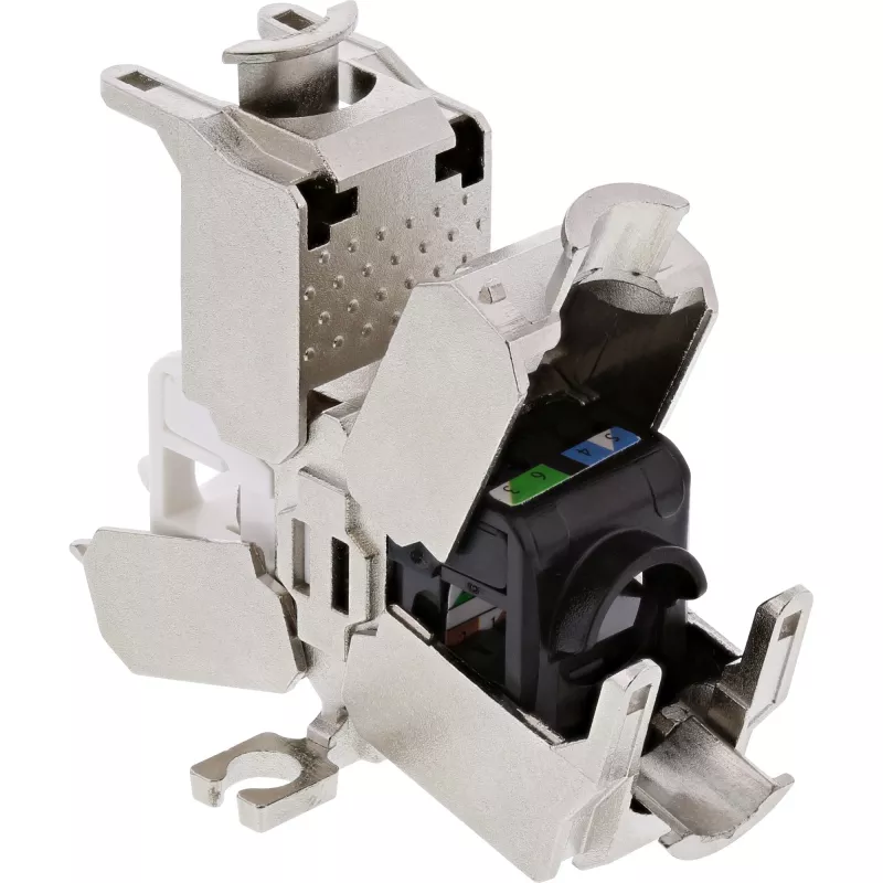 InLine Cat.6A LSA ekranuotas kabelio jungiklis