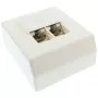 InLine Cat.5e tinklo dėžutė 2x RJ45 paviršiniam montavimui balta RAL9010