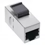 InLine RJ45 modulis moteriškas-moteriškas SNAP-In Cat.6 STP, juodas/sidabrinis