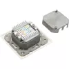 InLine Cat.6 Jungiamoji dėžutė 2x RJ45 moteris RAL9010 balta horizontali