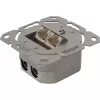 Sieninė montažinė dėžutė paviršiniam arba įleidžiamam montavimui 2x RJ45 vertikali InLine 75602K