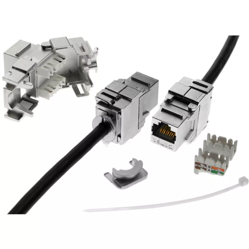 InLine RJ45 Keystone Snap-In modulis Cat.6a 76201A