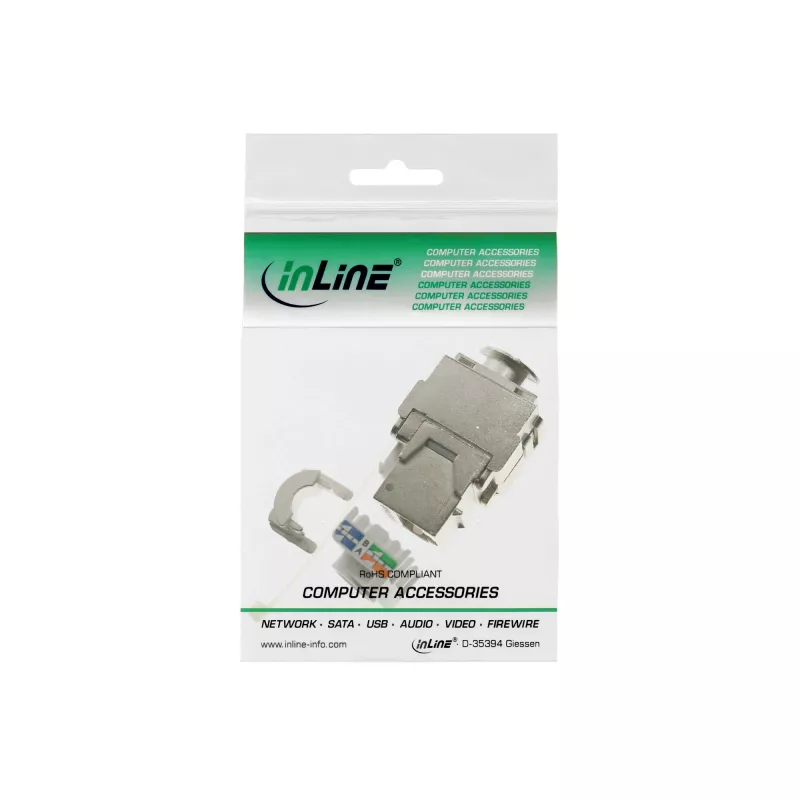 InLine RJ45 Keystone Snap-In modulis Cat.6a 76201A