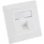 InLine rėmelio rinkinys 1x RJ45 Bu/LSA įdėklui, Keystone SNAP-In, baltas RAL9010