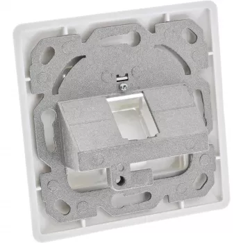 InLine rėmelio rinkinys 1x RJ45 Bu/LSA įdėklui, Keystone SNAP-In, baltas RAL9010