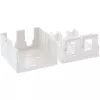 InLine paviršinė montavimo dėžutė keystone 2x RJ45 balta 76202B