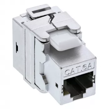 InLine Premium RJ45 Keystone Snap-In modulis Cat.6a su dulkių dangteliu