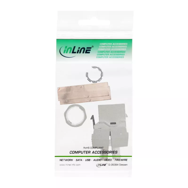 InLine RJ45 Keystone Jack Snap-In modulis Cat.8.1