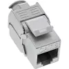 InLine RJ45 Keystone Snap-In modulis Cat.8.1 plokščias metalinis 1 vnt.