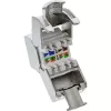 InLine RJ45 Keystone Snap-In modulis Cat.8.1 plokščias metalinis 1 vnt.