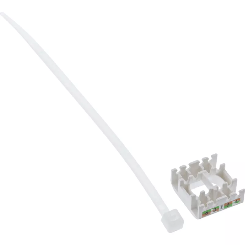 InLine RJ45 Keystone Snap-In modulis Cat.8.1 plokščias metalinis 1 vnt.