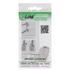 InLine Keystone RJ45 lizdas plonas, SNAP-In, Cat.8.1, integruotas kabelio užveržimas