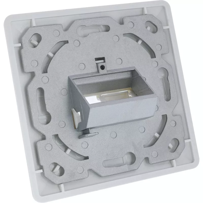 InLine rėmelio rinkinys 2x RJ45 keystone SNAP‑In, baltas RAL9010