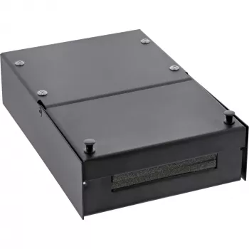 InLine paviršinė montavimo dėžutė keystone 4x RJ45 juoda 76202X