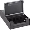 InLine paviršinė montavimo dėžutė keystone 4x RJ45 juoda 76202X
