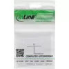InLine rėmelio rinkinys 2x RJ45 Keystone SNAP-In 90°, baltas RAL9010
