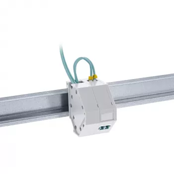 InLine Keystone laikiklis 1 prievado, SNAP-In, skirtas DIN bėgiui 76203C