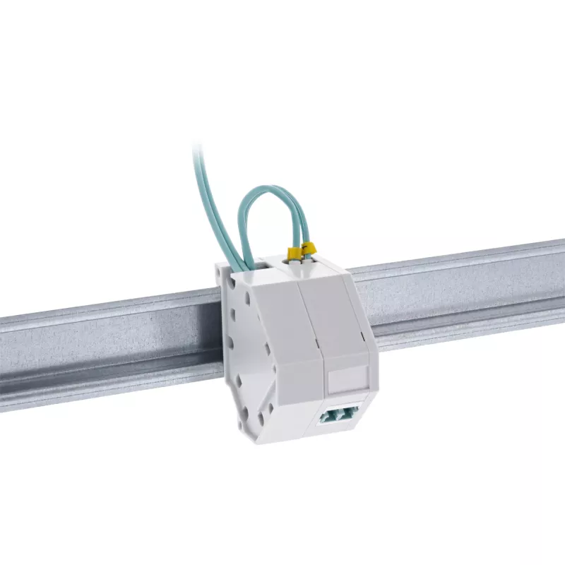 InLine Keystone laikiklis 1 prievado, SNAP-In, skirtas DIN bėgiui 76203C