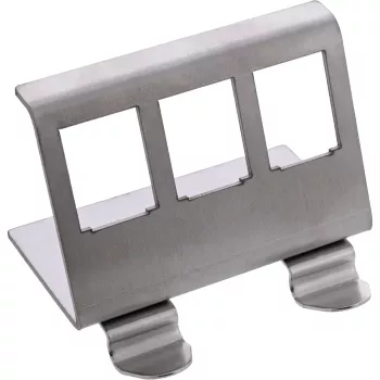InLine 76203E metalinis Keystone laikiklis montavimui ant DIN bėgio, 3 prievadai