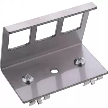 InLine 76203E metalinis Keystone laikiklis montavimui ant DIN bėgio, 3 prievadai