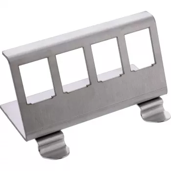 InLine 76203F metalinis Keystone laikiklis montavimui ant DIN bėgio, 4 prievadai