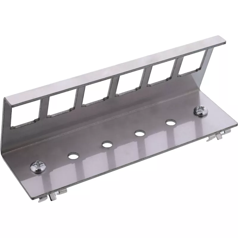 InLine 76203G metalinis Keystone laikiklis DIN bėgiui, 6 prievadai