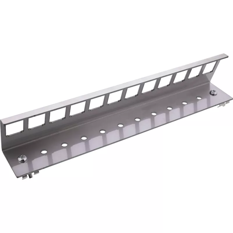 InLine 76203I metalinis Keystone laikiklis ant DIN bėgelio, 12 prievadų