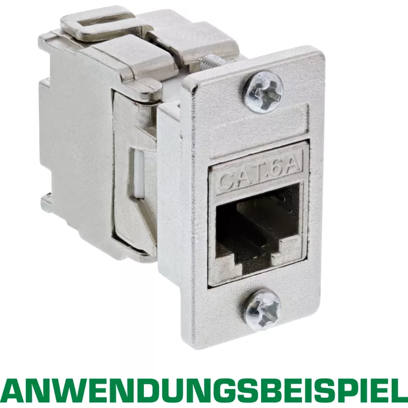 InLine Keystone SNAP-In modulio laikiklis, vienvietis, metalinis, plokštiems paviršiams 76205A