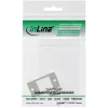 InLine Keystone SNAP-In modulio laikiklis, vienvietis, metalinis, plokštiems paviršiams 76205A