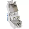 InLine Keystone RJ45 lizdas, ekranuotas, Cat.6A, mėlynas, 8 vnt. pakuotė