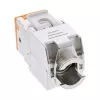InLine Keystone RJ45 lizdas, ekranuotas, Cat.6A, oranžinis, 8 vnt. pakuotė