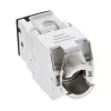 InLine Keystone RJ45 lizdas, ekranuotas, Cat.6A, juodas, 8 vnt. pakuotėje