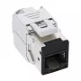 InLine Keystone RJ45 lizdas, ekranuotas, Cat.6A, juodas, 8 vnt. pakuotėje