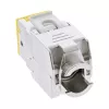 InLine Keystone RJ45 kištukinis lizdas, ekranuotas, Cat.6A, geltonas, 8 vnt. pakuotė