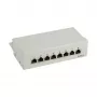 InLine Patch Panel Cat.6 8 prievadų darbalaukio pilkas RAL7035