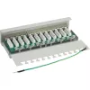 InLine Patch Panel Cat.6 12 prievadų, montuojamas ant stalo / sienos, šviesiai pilka RAL7035
