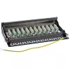 InLine Patch Panel Cat.6 12 portų stalinis / sieninis juodas RAL9005