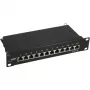 InLine Patch Panel 10 inch Cat.6 12 prievadų 1U juodas RAL9005