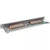 InLine Patch Panel Cat.6 16 Port 19 colių 1HE šviesiai pilka RAL7035