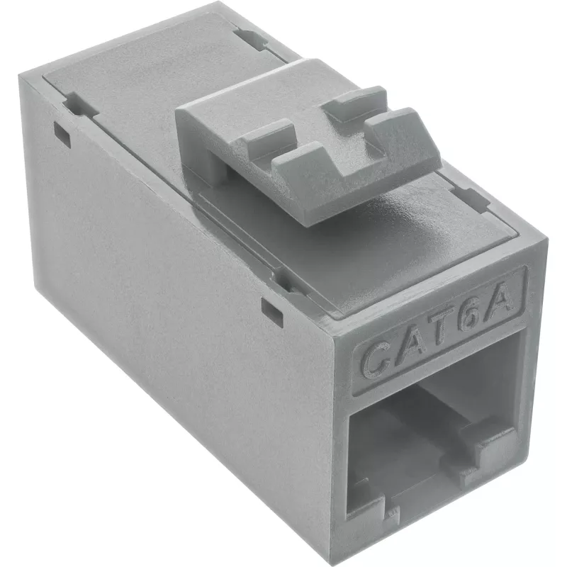 InLine Keystone RJ45 lizdas, neekranuotas, Cat.6A, 8 vnt., pilka