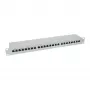 InLine Patch Panel Cat.6 24 prievadų 19 colių 1HE šviesiai pilkas RAL7035