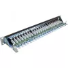 InLine Patch Panel Cat.6 24 prievadų 19 colių 1HE juodas RAL9005