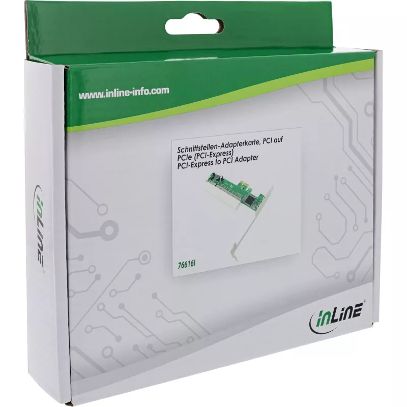 InLine PCI sąsajos adapteris į PCIe lizdą 76616I