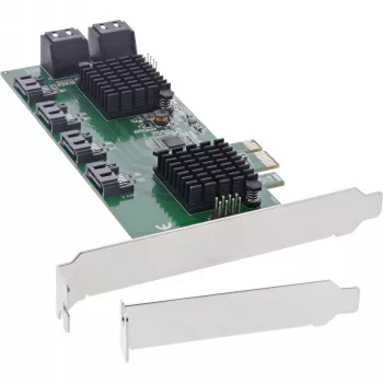 InLine SATA valdiklio plokštė 8x SATA 6Gb/s, PCIe 2.0 (PCI Express)