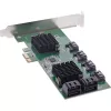 InLine SATA valdiklio plokštė 8x SATA 6Gb/s, PCIe 2.0 (PCI Express)