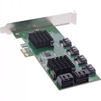 InLine SATA valdiklio plokštė 8x SATA 6Gb/s, PCIe 2.0 (PCI Express)